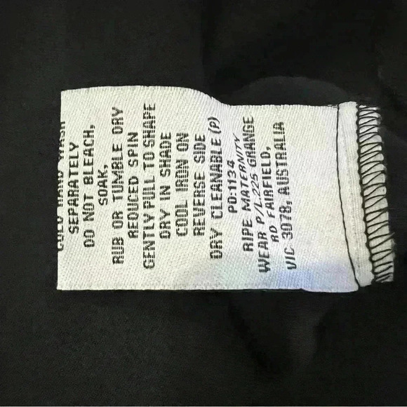 NWT Ripe Maternity size m black dress - Picture 7 of 8